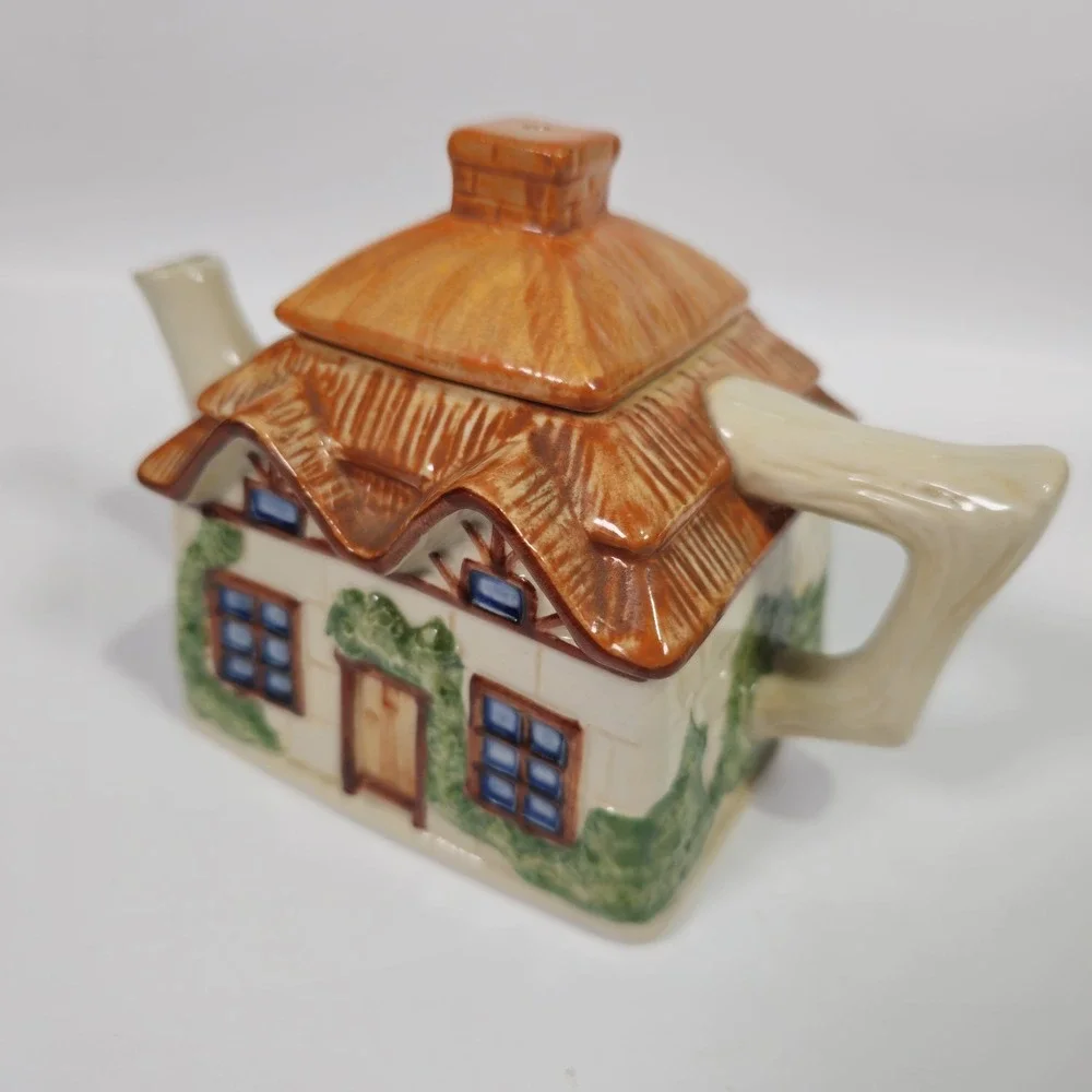 House of Katayama 1982 Set Of 3 New Mini Teapots, Creamer, Japan Mini House